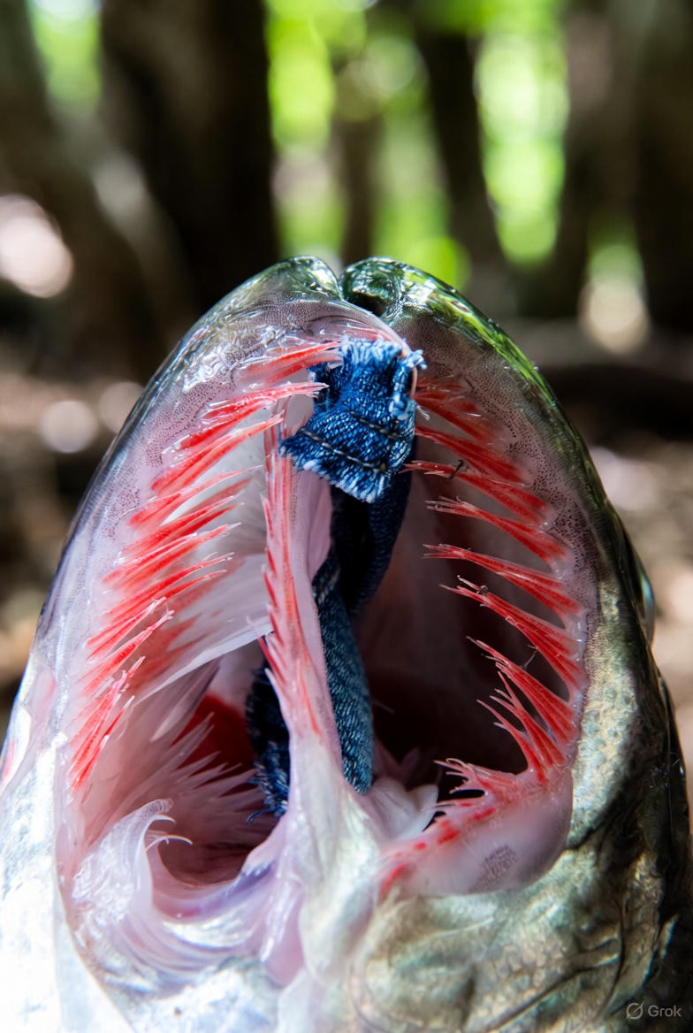 guelra de sardinha filtrando microplasticos